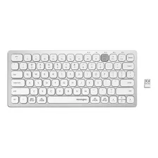 Teclado Compacto Inalámbrico Dual Multidispositivo Plata