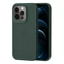 Funda De Disipación De Calor Verde Oscuro Para iPhone 12 Pro