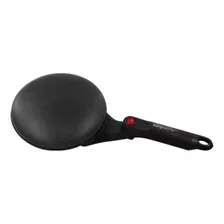 Panquequera Electrica Kanji + Batidor Espátula Bowl 800w Color Negro