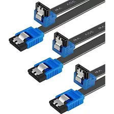 Benfei Sata Cable Iii, 3 Pack Sata Cable Iii 6gbps 90 Degree
