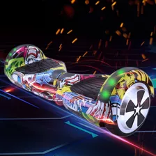 Hoverboard Overboard Infantil Skate Elétrico Endurance Forte Cor Graffiti