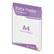 Display Porta Folder Prontuários A4 Kit-20un