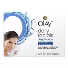 Olay Daily Deeply Clean - Paños De Limpieza 2 En 1 Activad.