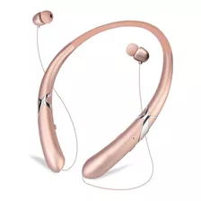 Hbs-965 Bt4.1 - Auriculares Colgantes De Cuello (oro Rosa)