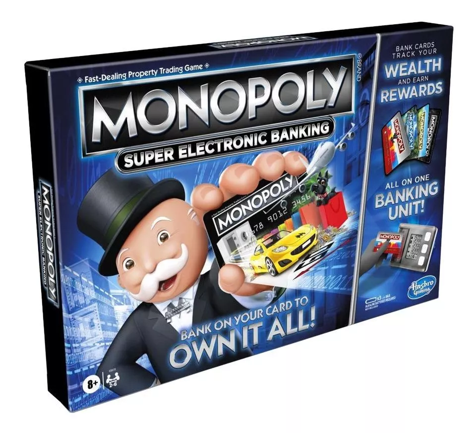 Juego De Mesa Monopoly Super Electronic Banking Hasbro E8978