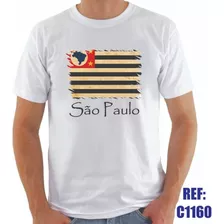 Camisa São Paulo Bandeira Estado Brasil