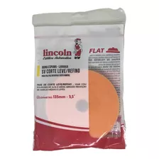 Boina Espuma Laranja Flat 5,5 Pol Corte Leve/refino Lincoln