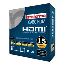 Cabo Hdmi 4k 15m Blindado 2.0 Ethernet 15 Metros 3d 2160p