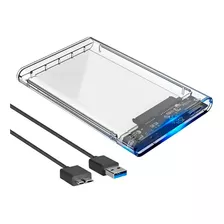 Case Transparente Para Hd Sata 2.5 Hhd/ssd Usb 3.0 Original