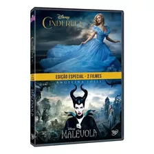 Dvd Ed Especial 2 Filmes: Cinderela E Malévola -novo Lacrado