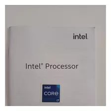 Sticker Microprocesador Intel I7 Con Manual