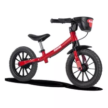 Bicicleta Infantil Equilíbrio Balance Bike Caloi Vermelha