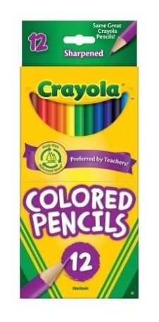 Caja De 12 Colores Crayola 