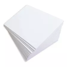 500 Folhas Papel Couche 90g A4 Brilho Impressão Laser Top Cor Branco