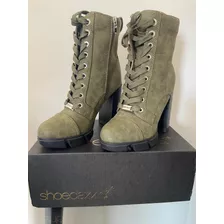 Vendo Botas Verdes Militar Importadas De Usa Nine West 36