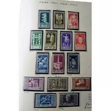 Serie Completa Italia 15 Estampillas 1937 2000 Años Augusto