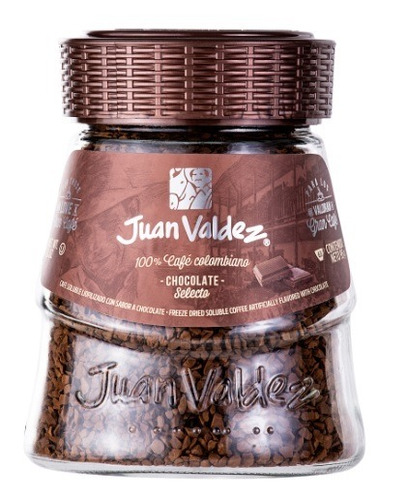 Café Instantáneo Juan Valdez Liofilizado Chocolate Frasco 95 g