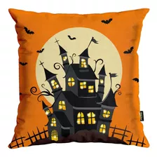 Capa Com Led Para Almofada 43x43cm Halloween 101 Casa