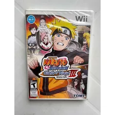 Wii Naruto Shippuden Clash Of Ninja Revolution 3 Lacrado!