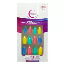 Unhas Postiças Stiletto Colors Desejo U4062 Fhaces