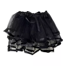 Saia Tutu De Tule Infantil Com Vies Super Luxo Escolha A Cor