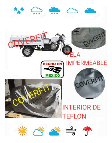 Funda Xl Impermeable Para Motocicleta Mb Super 7 250 Cc