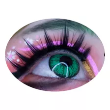 Pupilentes Verde Oscuro Cosplay Circle Lenses