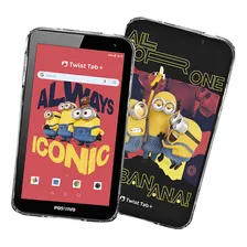 Tablet Twist Tab Minion + Android 64gb Wi-fi 7'' Preto Positivo