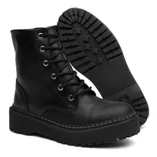 Bota Coturno Feminino Tratorada Blogueira L.l 2510 C