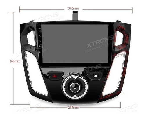 Ford Focus 2012-2016 Android 4k Gps Wifi Internet Radio Hd Foto 8