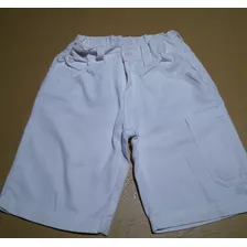 Bermuda Cheeky De Gabardina Blanca Talle 4 Para Varón 