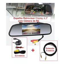 Retrovisor Camera De Re Com Extensão P/ Onibus Van Caminhão