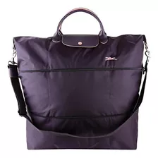 Funda Expandible Longchamp Original, Color Morado Oscuro