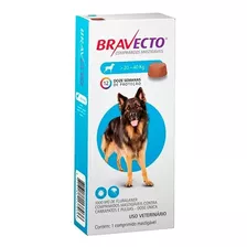 Bravecto Cães 20kg A 40kg 1000mg Antipulgas E Carrapatos