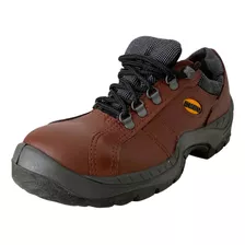 Zapato De Trabajo Calzado De Seguridad Ozono Ombu Marron C/p