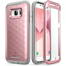 Funda Para Galaxy S7 Edge (color Rosa/marca Clayco)