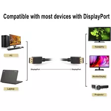 Cable Displayport A Display Port De 6.2 Ft
