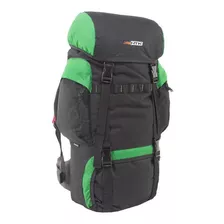 Mochila Acampamento Cargueira Intruder 45 Litros - Nautika Cor Preto E Verde