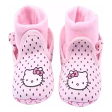 Zapatos Importados Bebé Con Puño Hello Kitty 