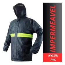 Capa Chuva Moto Impermeavel Emborachada Com Capuz Top 