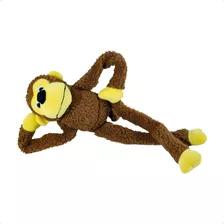 Brinquedo Pelúcia Macaco Colosso Apito Sonoro 46 Cm