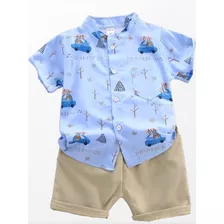 Set Conjunto De Niño Short Y Camisa