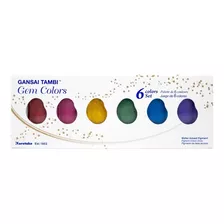 Kuretake Acuarelas Gansai Tambi Gem Colors X 6