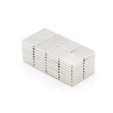 20pcs. Imã De Neodimio Quadrado Pastilha 10x10x2mm - N35