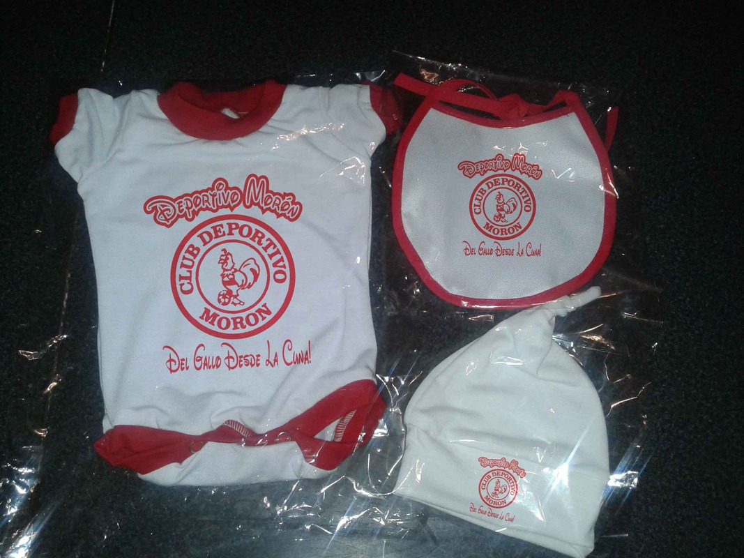 Set Ajuar Bebe X3 Body + Extras Deportivo Moron M02