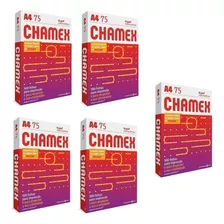 Papel Sulfite Chamex A4 Office 2500 Folhas 75g (5 Resmas)