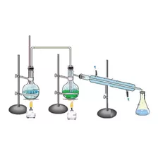 Equipo Destilación Por Arrastre A Vapor Extrae Aceite 500ml