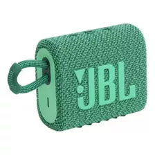 Caixa De Som Portatil Jbl Go 3 Eco Original Jbl Verde Nf 