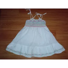 Vestido Blanco De Niña 2 Años Beba 24 Meses Facheritos 