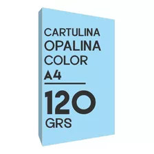 Cartulina Opalina Color A4 120grs Grs. 50 Hojas